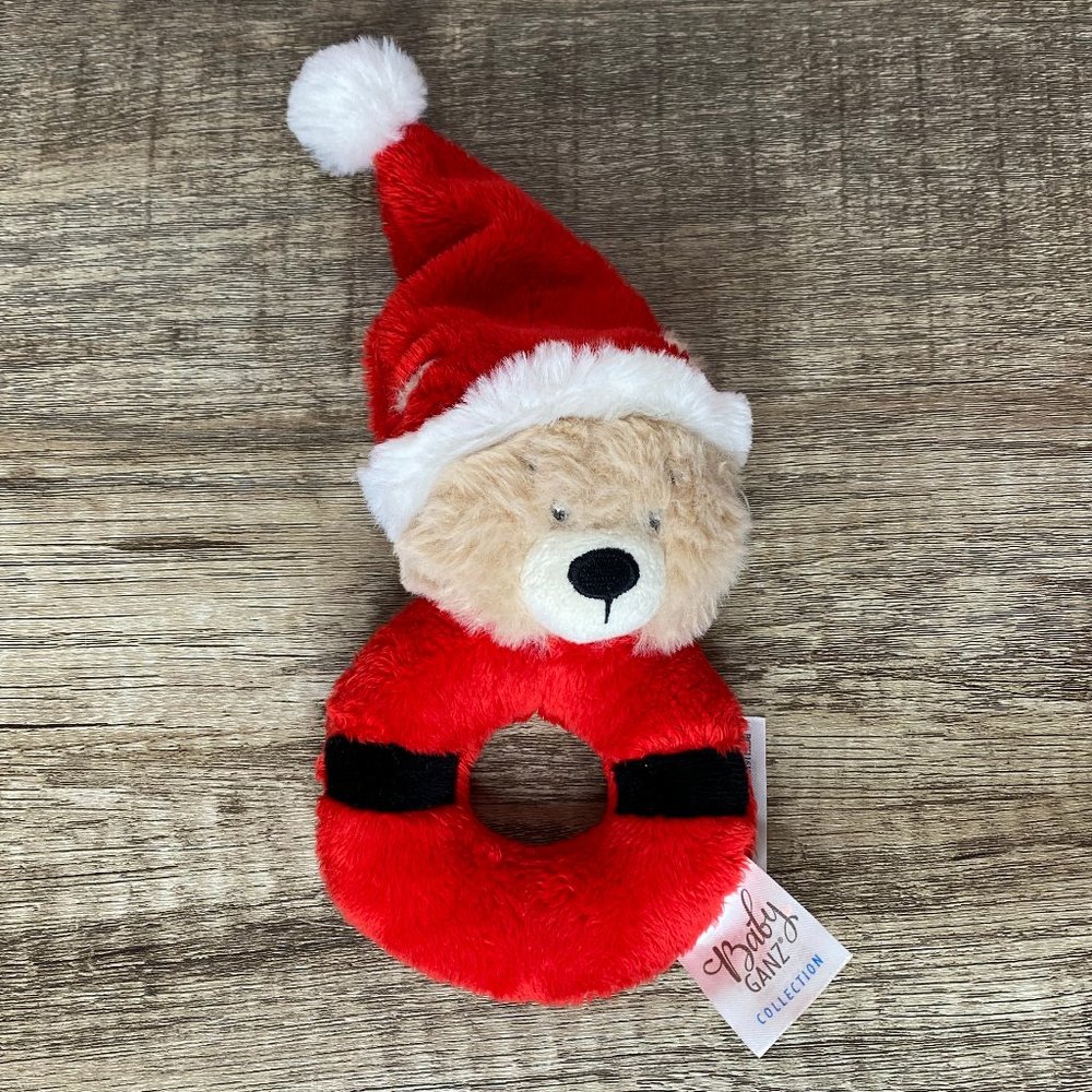 Baby Ganz Santa Bear Rattle